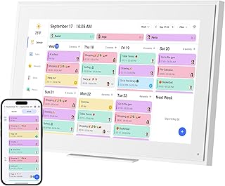 Calendrier mural numérique 15,6