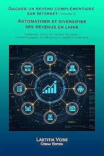 Automatiser et diversifier ses revenus en ligne: Systèmes, outils, IA, tunnels de vente : comment gagner en efficacité et stabilité financière. (Gagner un revenu complémentaire sur internet t. 9)